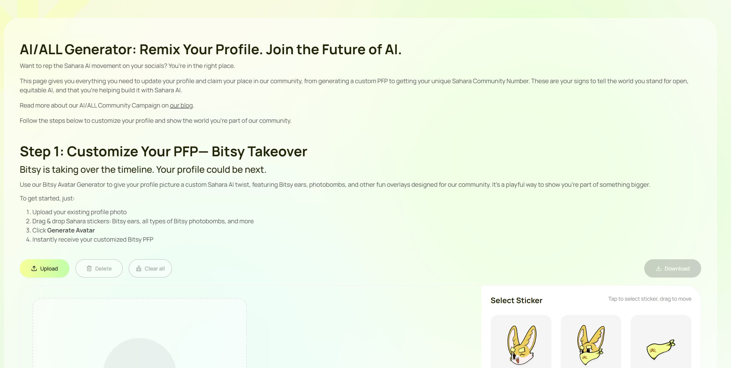 Sahara AI 社交任务