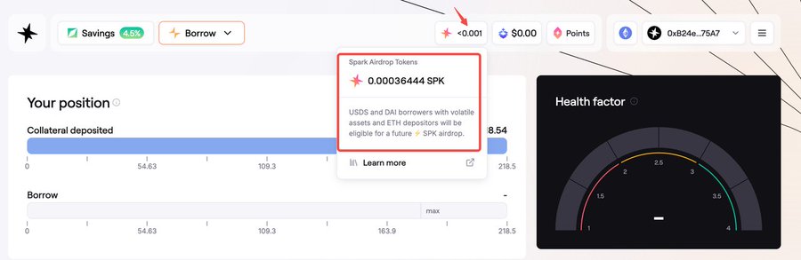 Cookie首发项目Spark|SPK治理代币一鱼三吃教程
